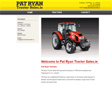 Tablet Screenshot of patryantractorsales.ie